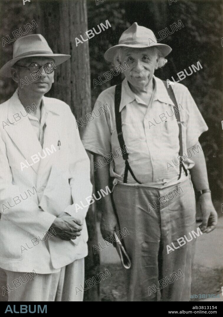Kurt Godel (left) with Albert Einstein. Photographed in August, 1950. Godel's incompleteness theorems, published in 1931 when he was only 25, had rewritten the ground rules of modern science much as Einstein's theory of relativity had done 15 years before.