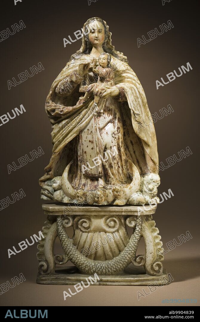 Virgin of Carmen with the Christ Child (Virgen del Carmen con el Niño Jesús), 18th century.
