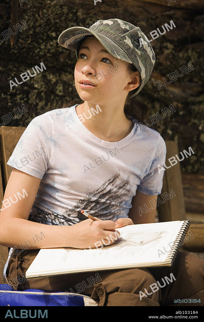 JODELLE FERLAND in PICTURES OF HOLLIS WOODS, 2007, unter der Regie von TONY BILL. Copyright HALLMARK HALL OF FAME PRODUCTIONS / HEINILA, ERIK.