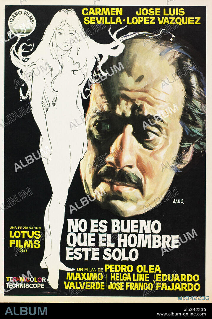 Poster of NO ES BUENO QUE EL HOMBRE ESTE SOLO, 1973, directed by PEDRO OLEA. Copyright LOTUS FILMS.
