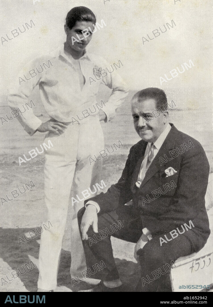 Sergei Pavlovich Diaghilev also spelled Diaghileff 1872 - 1929 Russian art critic patron ballet impresario and founder of the Ballets Russes and Serge Lifar Sergei Mihailovich Lifar 1905 -1986 Russian ballet dancer and choreographer From the book Footnotes to The Ballet published 1938.