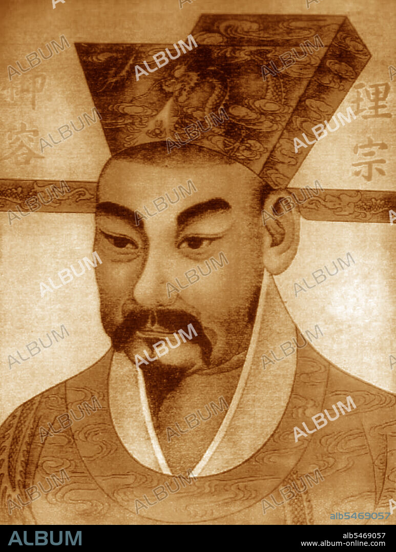 Emperor Lizong  (1205–1264) was the 14th emperor of the Song Dynasty of China, and the fifth emperor of the Southern Song. His personal name was Zhao Yun. He reigned from 1224 to 1264. Lizong's long reign of forty years did little to improve the predicament Song China was in at the time. Lizong was uninterested in governmental affairs and for the first decade of his rule he delegated matters into the hands of his ministers notably Shi Miyuan who acted as a de facto ruler in the absence of the Lizong Emperor. After Shi's death in 1233, Lizong assumed full authority briefly but again quickly abandoned the responsibility of ruling and delegated matters to his prime minister Ding Da Quan in order to pursue personal enjoyment. It was said that Lizong frequented brothels as well as invited prostitutes into the palace which was vehemently opposed by his loyal ministers. Notable events during Lizong's reign included the demise of the Jin dynasty in 1234 that was obliterated by the joint forces of the Mongols and the South Song Dynasty. However in 1259, the Mongols turned against the Southern Song. The Song was forced to capitulate and ceded all the territories north of the Yangtze River to the Mongols. In 1279, the Mongols would eventually conquer all of China.<br/><br>  The Song Dynasty (960–1279) was an imperial dynasty of China that succeeded the Five Dynasties and Ten Kingdoms Period (907–960) and preceded the Yuan Dynasty (1271–1368), which conquered the Song in 1279. Its conventional division into the Northern Song (960–1127) and Southern Song (1127–1279) periods marks the conquest of northern China by the Jin Dynasty (1115–1234) in 1127. It also distinguishes the subsequent shift of the Song's capital city from Bianjing (modern Kaifeng) in the north to Lin'an (modern Hangzhou) in the south.