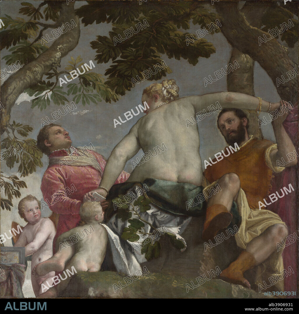 PAOLO VERONESE. Unfaithfulness. Date/Period: 1575. Painting. Oil on canvas. Height: 189.9 cm (74.7 in); Width: 189.9 cm (74.7 in).