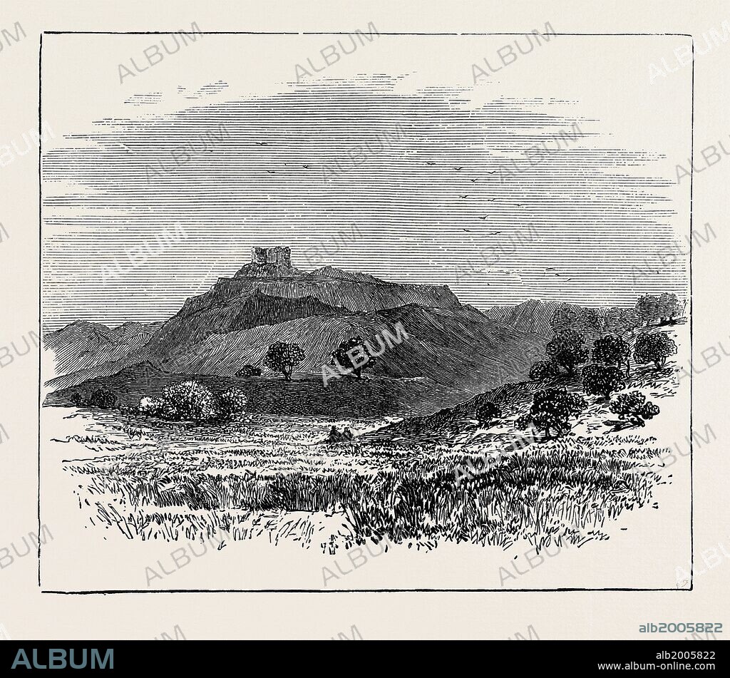 SKETCHES IN THE GREEK ARCHIPELAGO AND THE TROAD: DR. SCHLIEMANN'S EXCAVATIONS AT HISSARLIK FROM THE WEST, Greece.