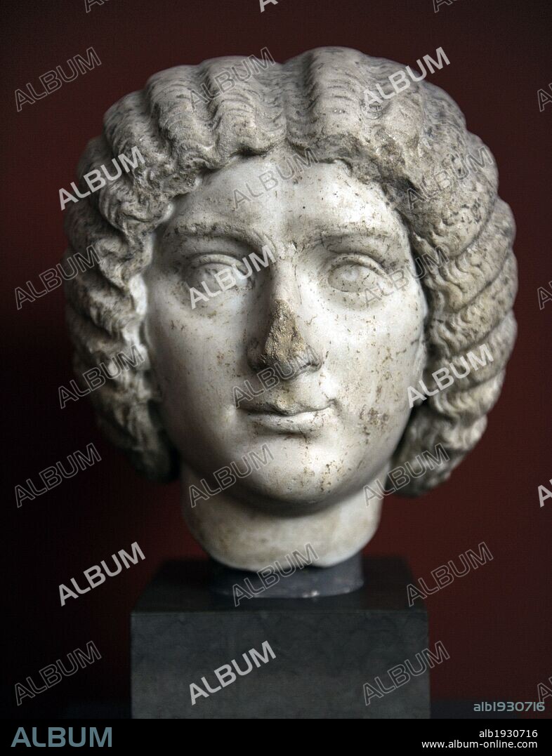 JULIA DOMNA (nombre latino: Iulia Domna; Emesa, 170? Antioquía 217). Mujer del emperador romano Septimio Severo, augusta del Imperio romano y poseedora de un poder jamás obtenido antes por las emperatrices romanas. MUSEO CARLSBERG GLYPTOTEK. Copenhague. Dinamarca. Norte Europa.