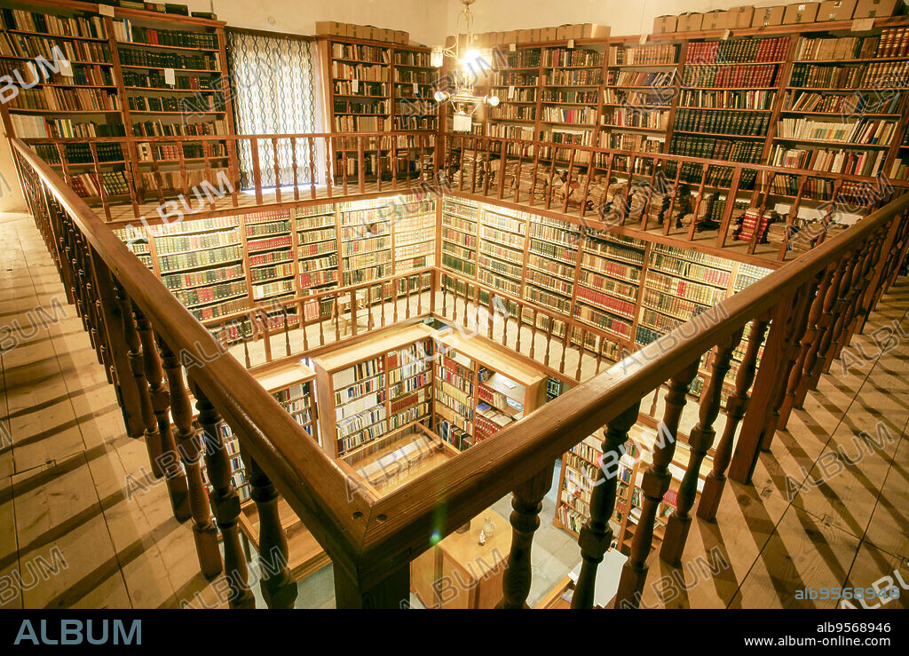 Balear Library, Monastery of La Real, 13th century, rebuilt in the 19th century. Secar de la Real. Palma. Mallorca. Balearic Islands. Spain.