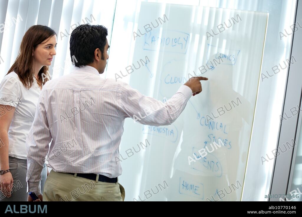Graphic analysis, office, Vicomtech-IK4 Visual Interaction and Communication Technologies Centre, applied research centre for Interactive Computer Graphics and Multimedia, San Sebastian Technology Park, Donostia, Gipuzkoa, Euskadi, Spain.