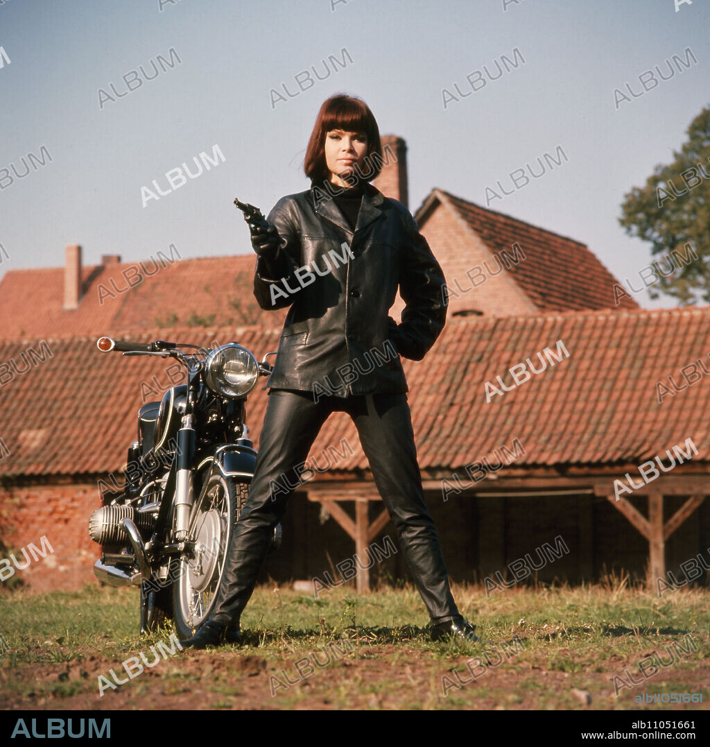 Promotional portrait of German actress Uta Levka, Germany 1965.