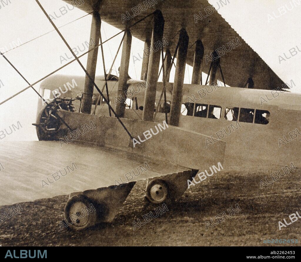 The Farman F60 Goliath passenger biplane.