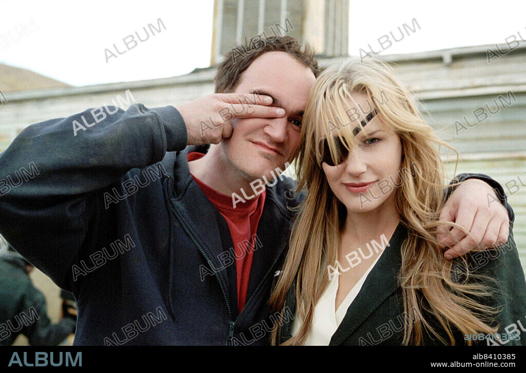 DARYL HANNAH y QUENTIN TARANTINO en KILL BILL: VOLUMEN 2, 2004 (KILL BILL: VOL. 2), dirigida por QUENTIN TARANTINO. Copyright MIRAMAX.