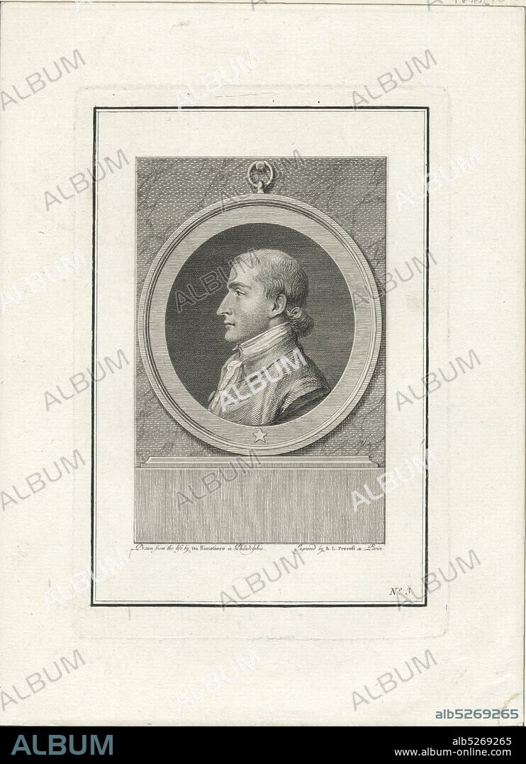 John Jay., still image, Prints, 1777 - 1890, Du Simitière, Pierre Eugène (ca. 1736-1784), Prévost, Benoît Louis (ca. 1735-1804?).