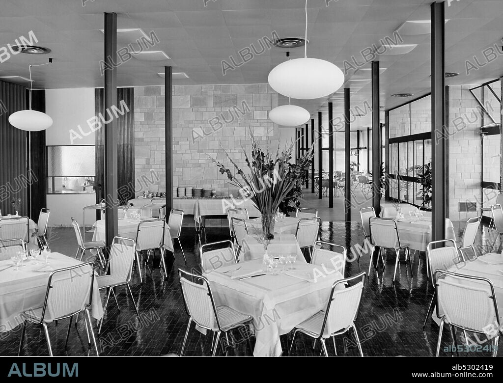 Agip Restaurant. Autostrada Del Sole. Parma. 1965.