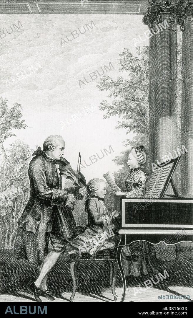 The Mozart Family On Tour, 1763