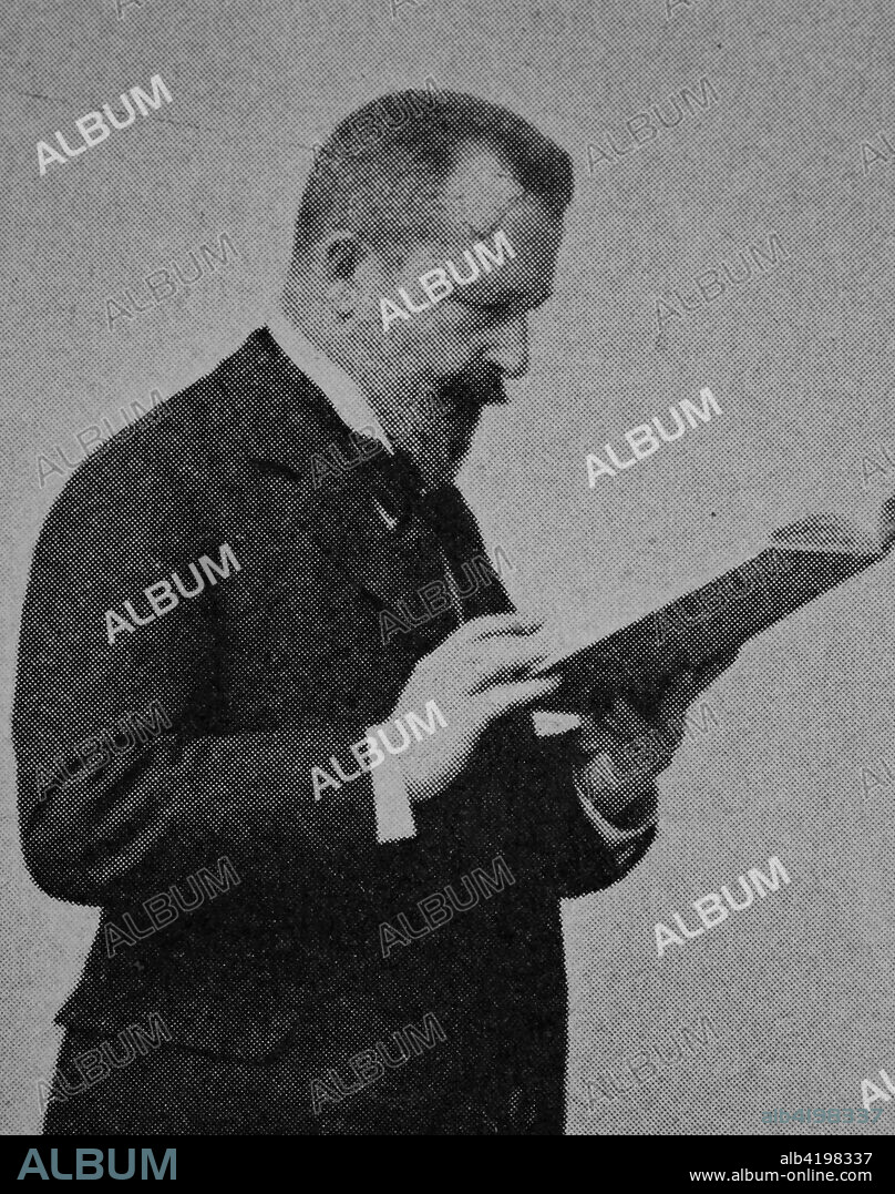 Carl Ludwig Wilhelm Arthur von Brauer, 1845 - 1926, badischer politican., picture from 1895, digital improved.