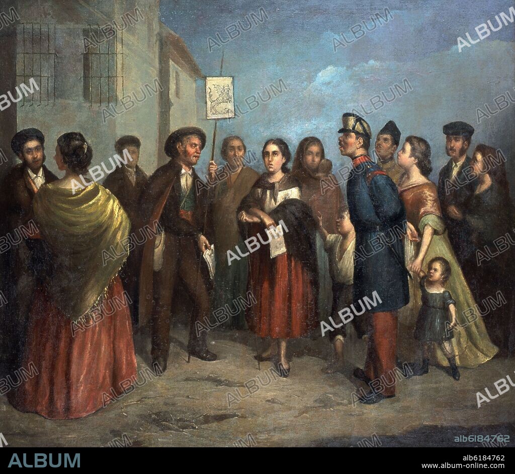 ANTONIO CABRAL BEJARANO (1788-1861). CASTELLANOS - SIGLO XIX - COSTUMBRISMO ESPAÑOL.