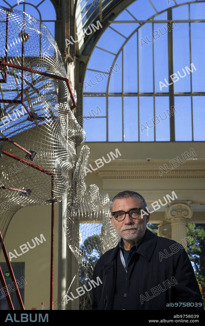 Madrid, 09/11/2018. Entrevista a Jaume Plensa, que inaugura «Invisibles» en el Palacio de Cristal del Retiro, una de las sedes expositivas del Museo Reina Sofía. Foto: Ignacio Gil. ARCHDC.