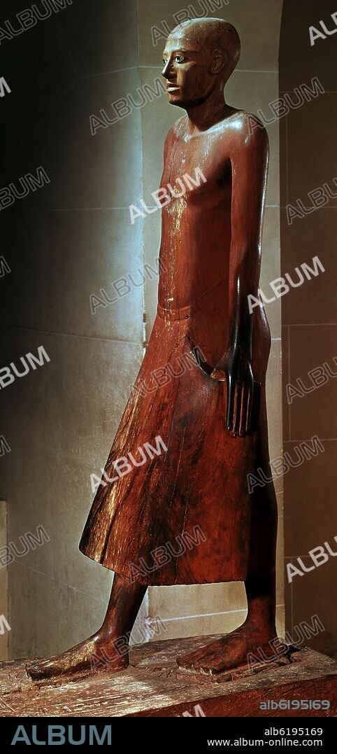 ESTATUA DE NAKHTI-MADERA DE ACACIA- XII DINASTIA (2334/2139 A.C)IMPERIO ACADIO.