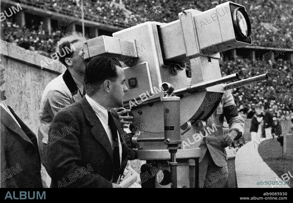 The camera used at Olympic Games Berlin 1936 first transmission of the Olympic Games on television.