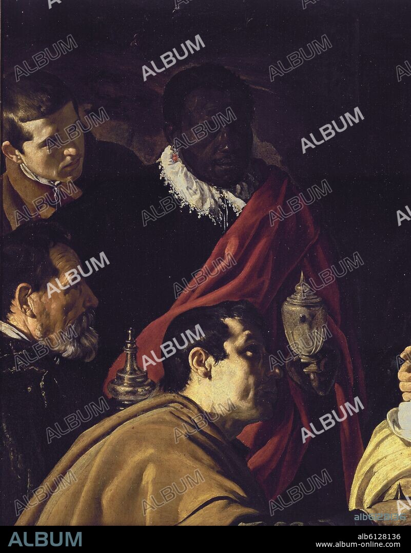 DIEGO VELAZQUEZ (1599-1660). 'Adoration of the Magi' (detail), 1619, Spanish School, Oil on canvas, 203 cm x 125 cm, P01166.