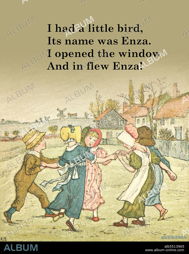 HISTORIC OBJECT. And in flew Enza! Popular children's street rhyme.