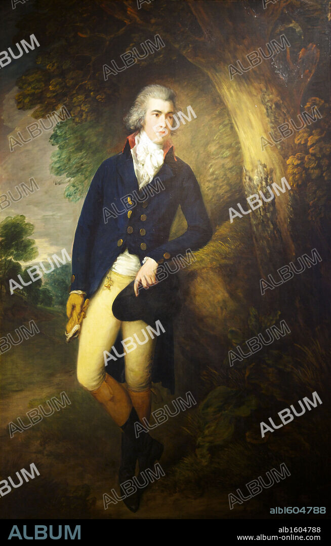 George Drummond, portrait by Thomas Gainsborough, circa 1779-1782, Ashmolean Museum of Art, University of Oxford, Oxfordshire, England, UK, United Kingdom, GB, Great Britain, British Isles, Europe, EU.