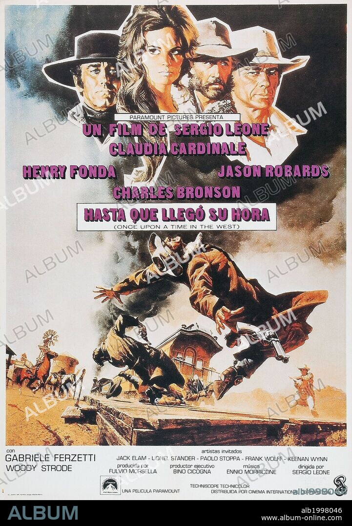 Poster of ONCE UPON A TIME IN THE WEST, 1968 (C'ERA UNA VOLTA IL WEST), directed by SERGIO LEONE. Copyright PARAMOUNT PICTURES.
