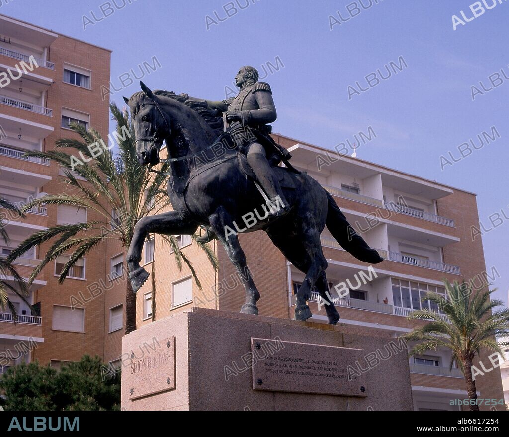 MONUMENTO A SIMON BOLIVAR - SIGLO XX.