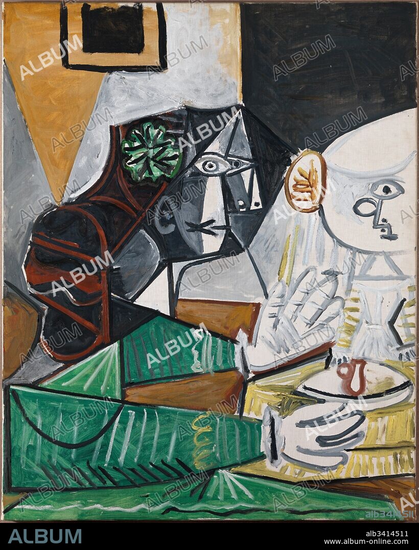 Pablo Picasso / "Las Meninas (Maria Agustina Sarmiento and Infanta Margarita Maria)", 1957, Oil on canvas, 92 x 73 cm, MPB 70,469.