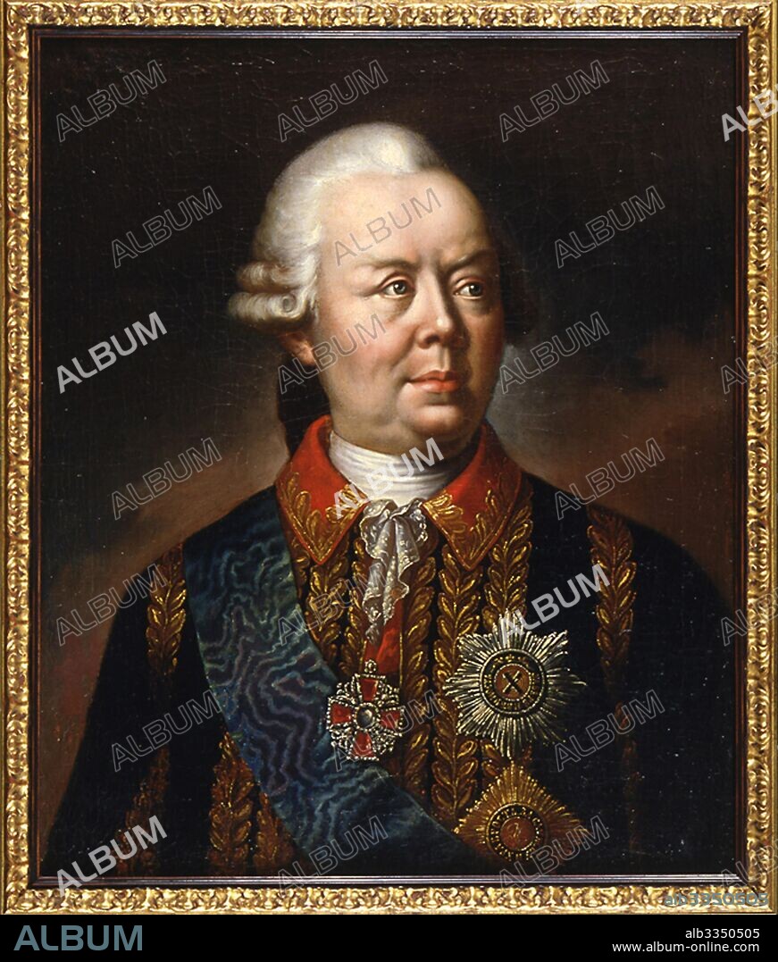 ANONYMOUS. Portrait of Field-Marshal Count Pyotr Alexandrovich Rumyantsev-Zadunaisky.