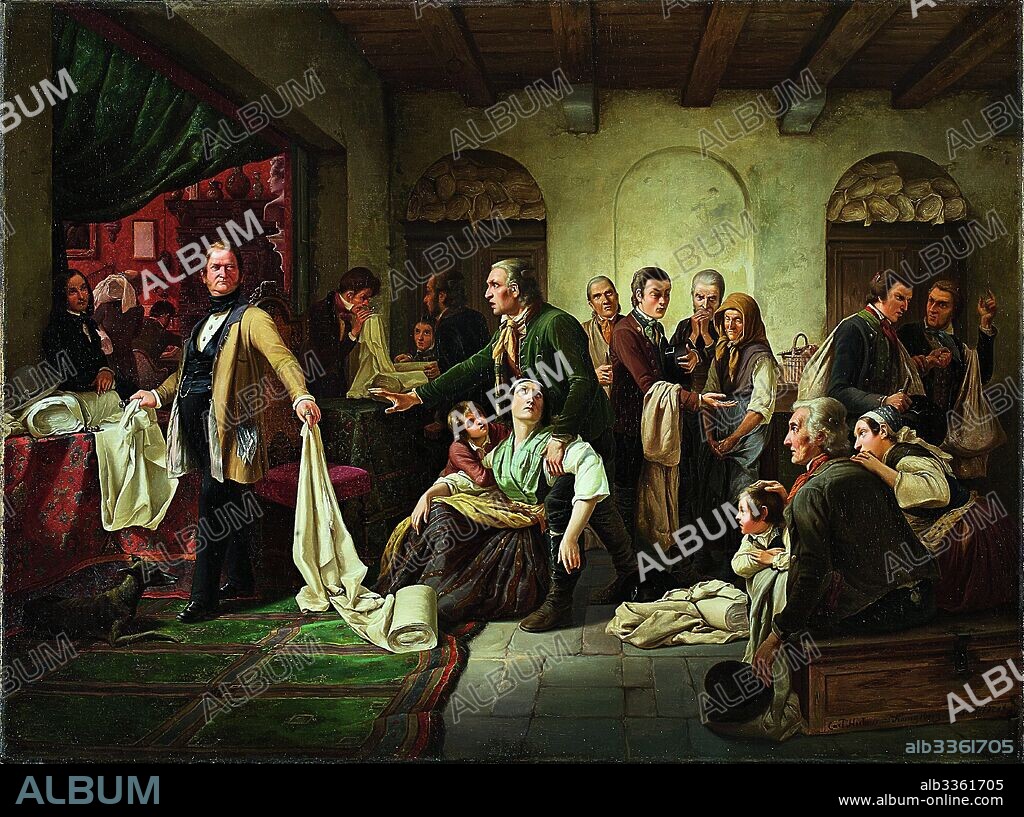 CARL WILHELM HUEBNER. The Silesian Weavers.