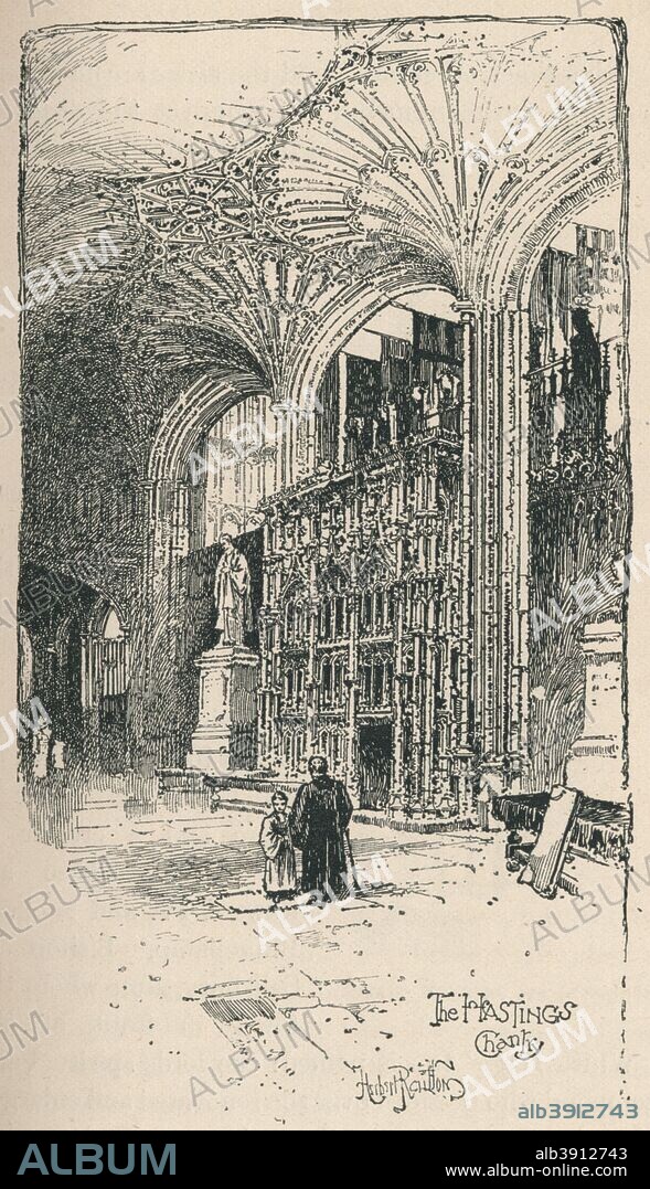 'The Hastings Chantry', 1895. From The Governor's Guide to Windsor Castle, by the Most Noble The Marquis of Lorne, K.T. [Cassell and Company, Limited, London, 1895].