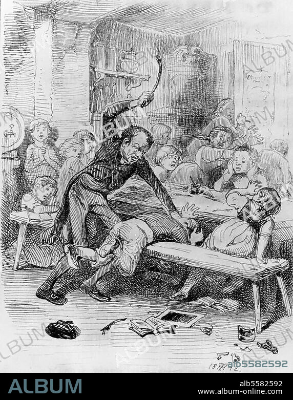Bornemann, Wilhelm Mundartdichter. 1766-1851. Werke: De Köster-Kroog. Illustration von Theodor Hosemann. (1807-1875). Federlithographie. Aus: W.Bornemann, Gedichte in plattdeutscher Mundart, 5. Ausgabe letzter Hand, Berlin (Decker), 1843. Berlin, Sammlung Archiv für Kunst und Geschichte.