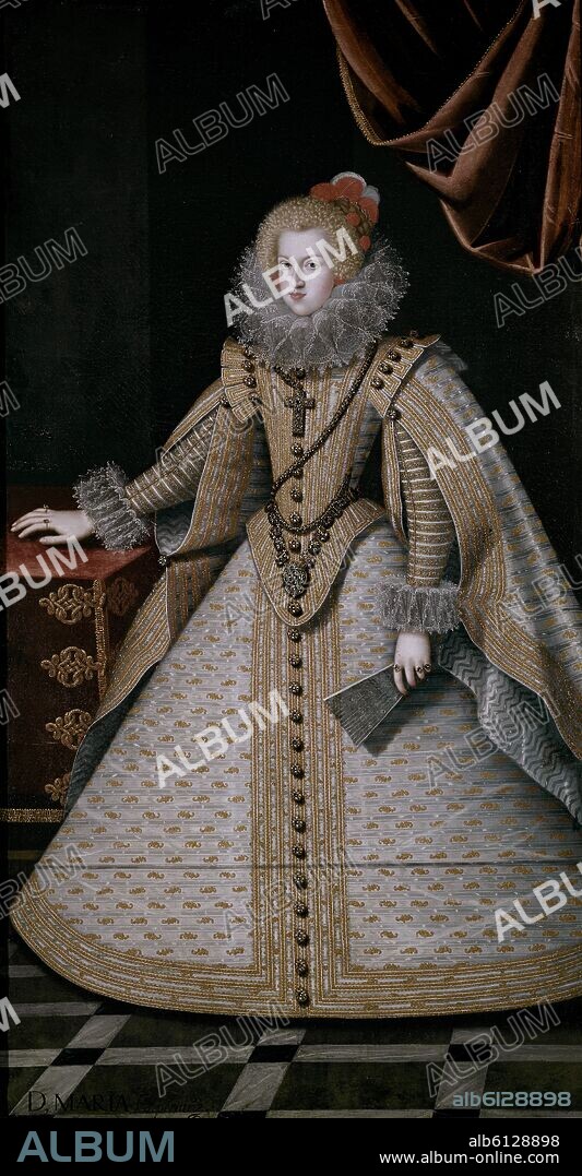 DOÑA MARIA DE AUSTRIA (1606-1646) - EMPERATRIZ DEL SACRO IMPERIO ROMANO GERMANICO - ESPOSA DE FERNANDO III E HIJA DE FELIPE III Y MARGARITA DE AUSTRIA.
