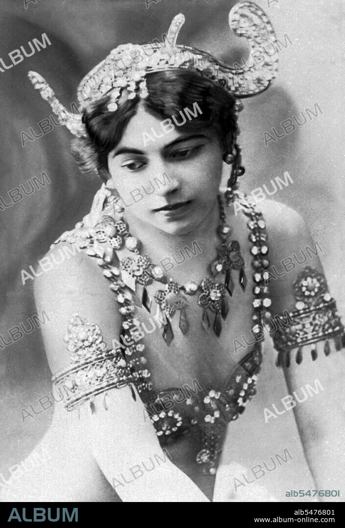 Margaretha Geertruida Zelle, better known by the stage name Mata Hari, was a Dutch exotic dancer, courtesan, and accused spy who was executed by firing squad in France under charges of espionage for Germany during World War I.
