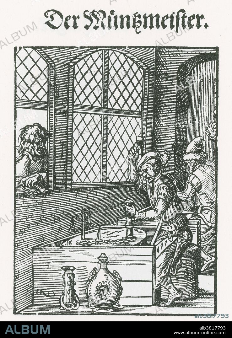 Coin Stamper, Medieval Tradesman