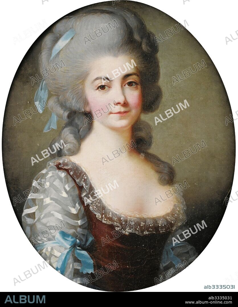 MARIE LOUISE ELISABETH VIGÉE-LEBRUN. Portrait of the opera singer Antoinette Saint-Huberty (1756-1812).