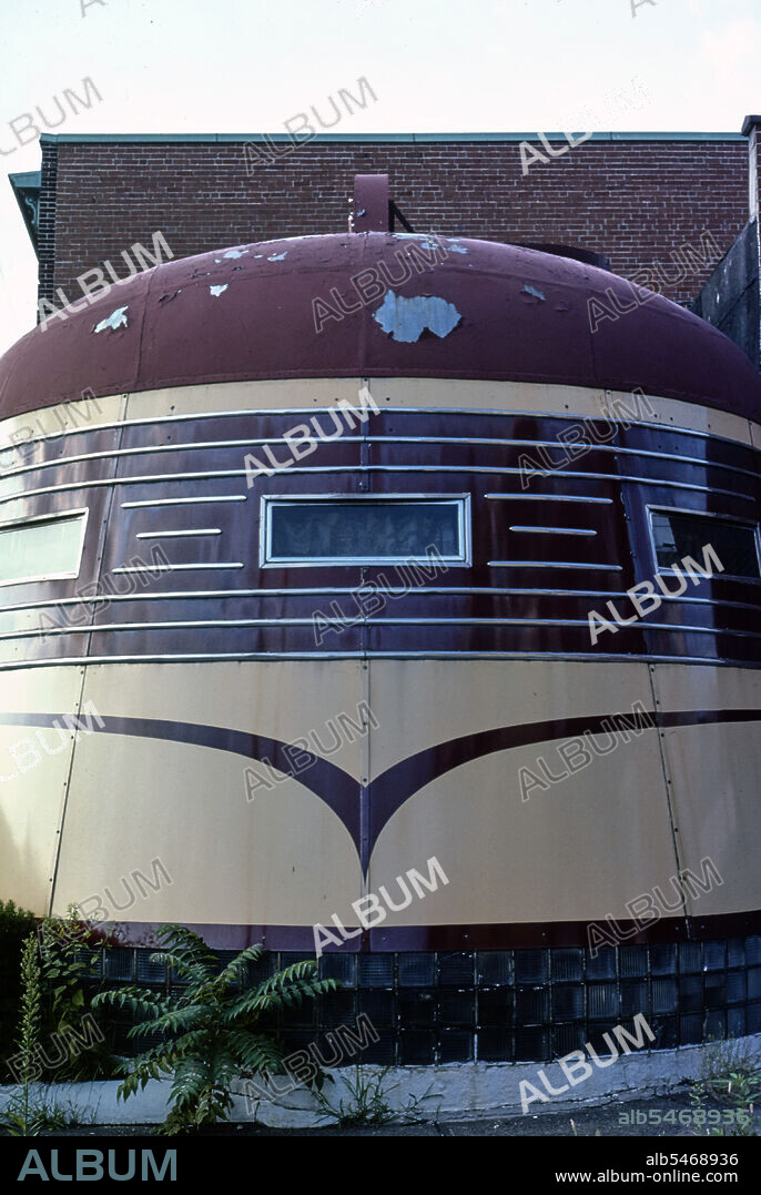 1970s America -   Modern Diner, Pawtucket, Rhode Island 1978.