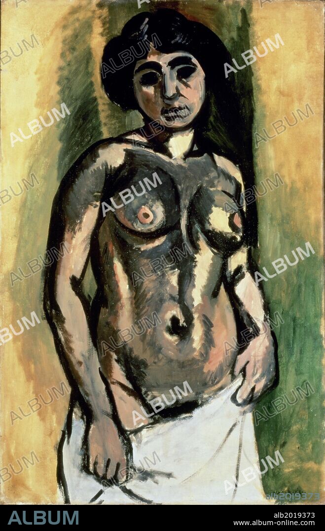 Henri Matisse / 'Nude (Black and Gold)', 1908, Oil on canvas.