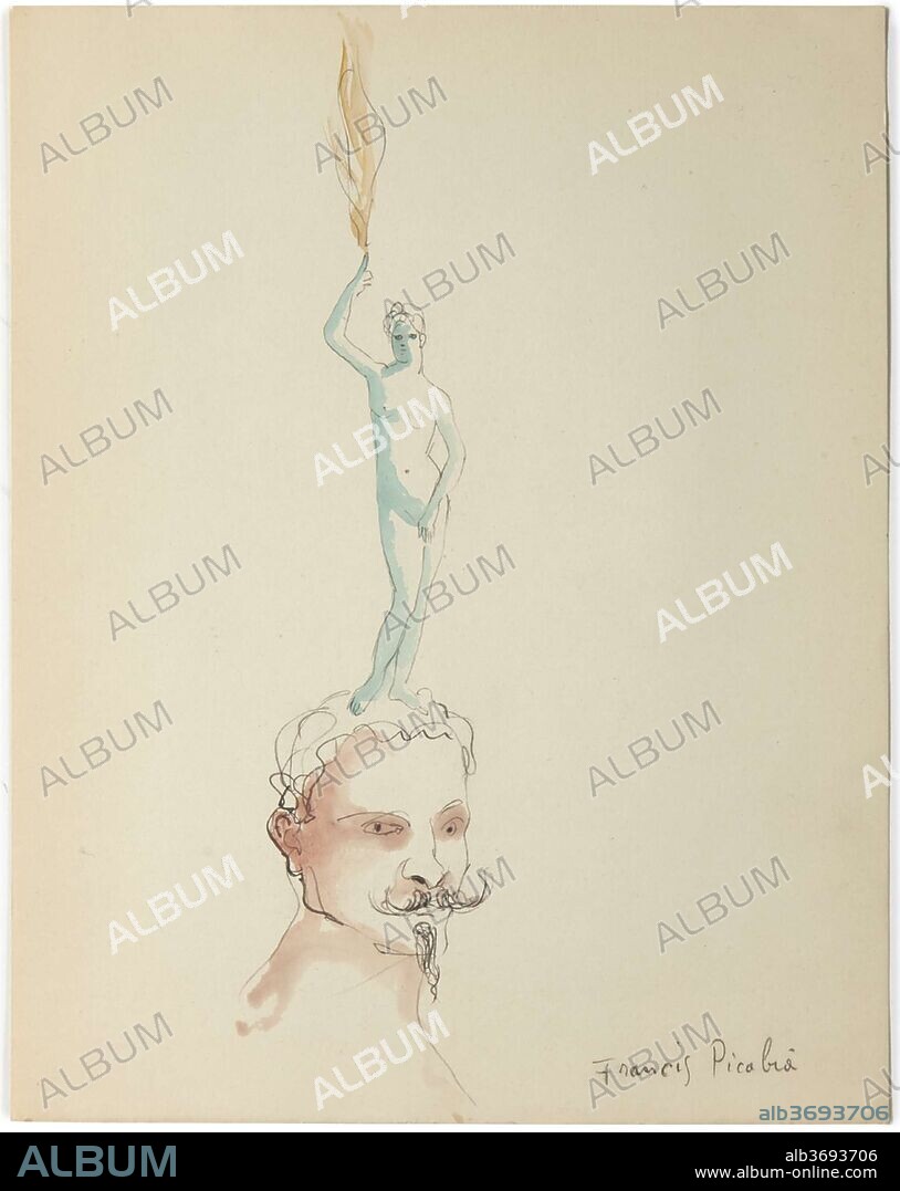 Self-Portrait. Exposition Francis Picabia, Cannes, Cercle nautique.