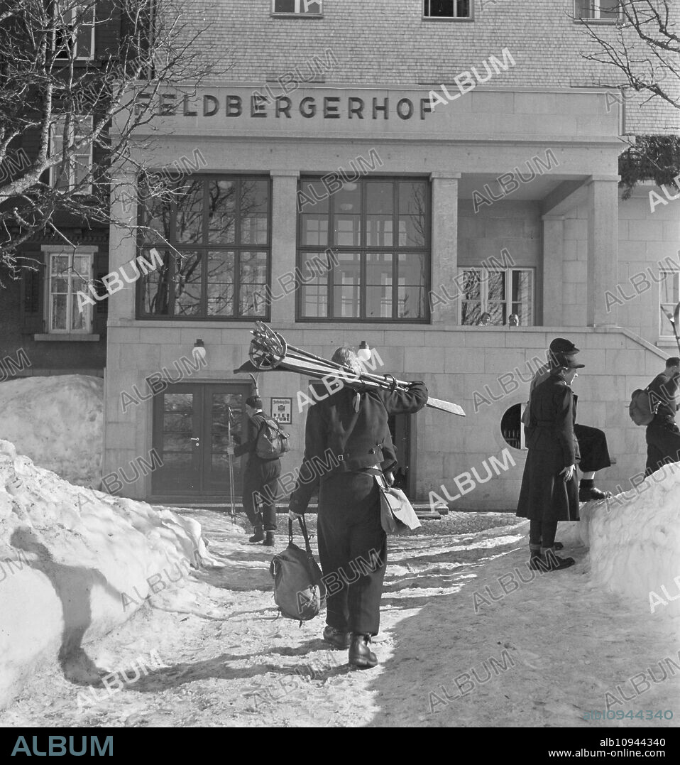 Ski region at Feldberg in the Black Forest, Germany 1930s.