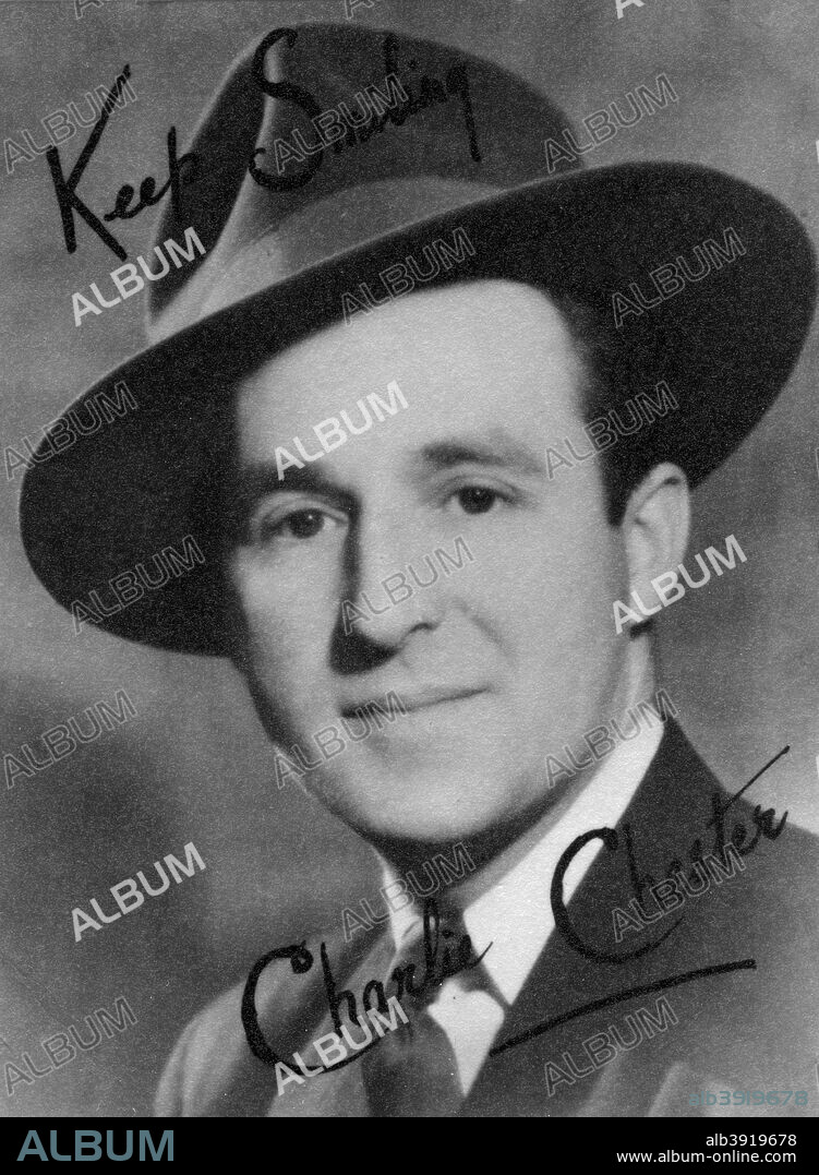Charlie Chester, British stand-up comedian and TV and radio presenter, 20th century. Known as 'Cheerful' Charlie Chester, he starred in The Charlie Chester Show, a stand-up comedy and sketch show on BBC television from 1949 until 1960. In the 1960s he began presenting a record show on the BBC Radio Light Programme, which from 1969 became the long-running Sunday Soapbox on Radio 2. Chester continued to present the show until 1996, a year before his death.