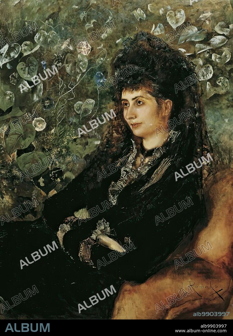 ANTON ROMAKO. Mathilde Stern, née Porges, 1889.