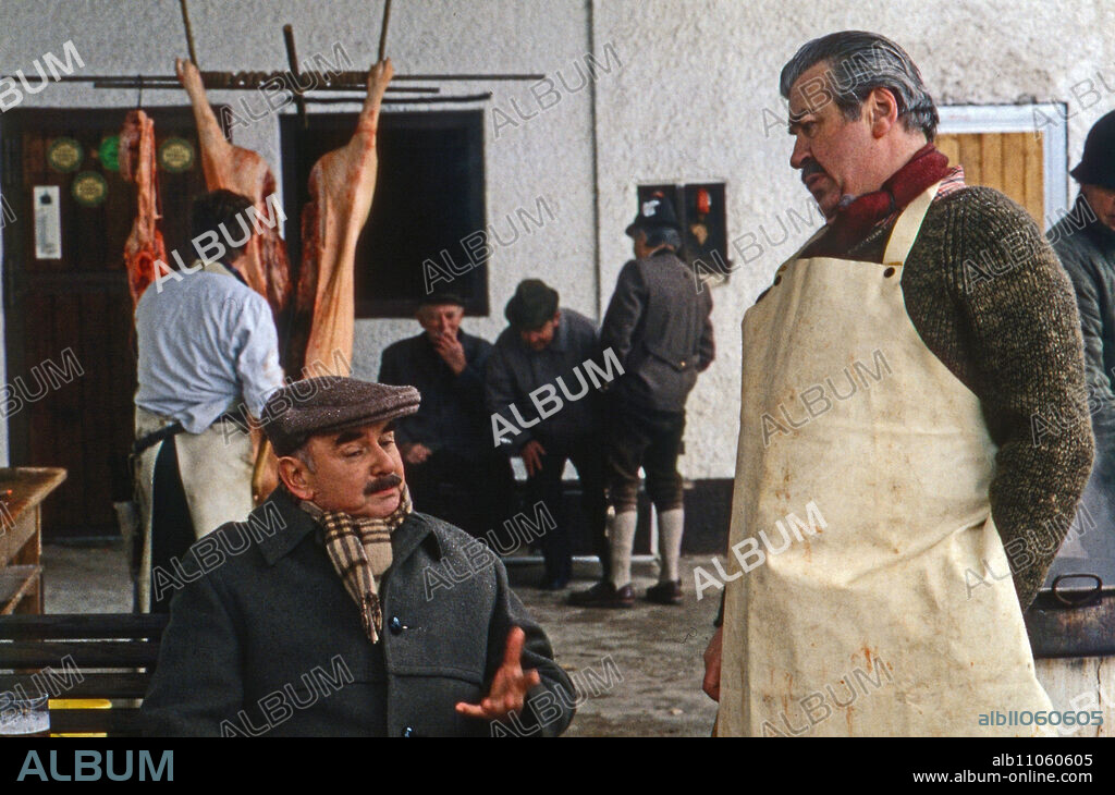 The Millionaire Farmer, TV series, Germany 1979 - 1988, Episode: Merry Christmas, Actor: Walter Sedlmayr, Willy Harlander.