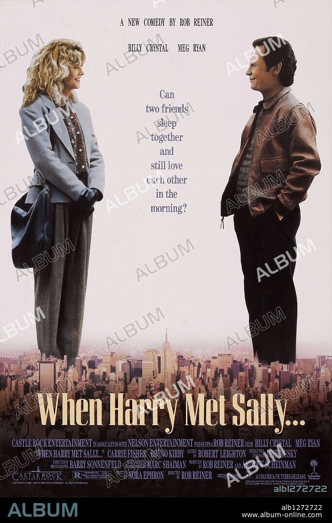 Poster de CUANDO HARRY ENCONTRÓ A SALLY, 1989 (WHEN HARRY MET SALLY...), dirigida por ROB REINER. Copyright CASTLE ROCK/NELSON ENTERTAINMENT/COL.
