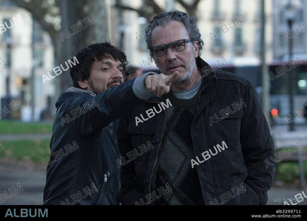 JOSE CORONADO and ORIOL PAULO in CONTRATIEMPO, 2016, directed by ORIOL PAULO. Copyright ATRESMEDIA/THINK STUDIO/NOSTROMO/COLOSE/HABITACION CERRADA.