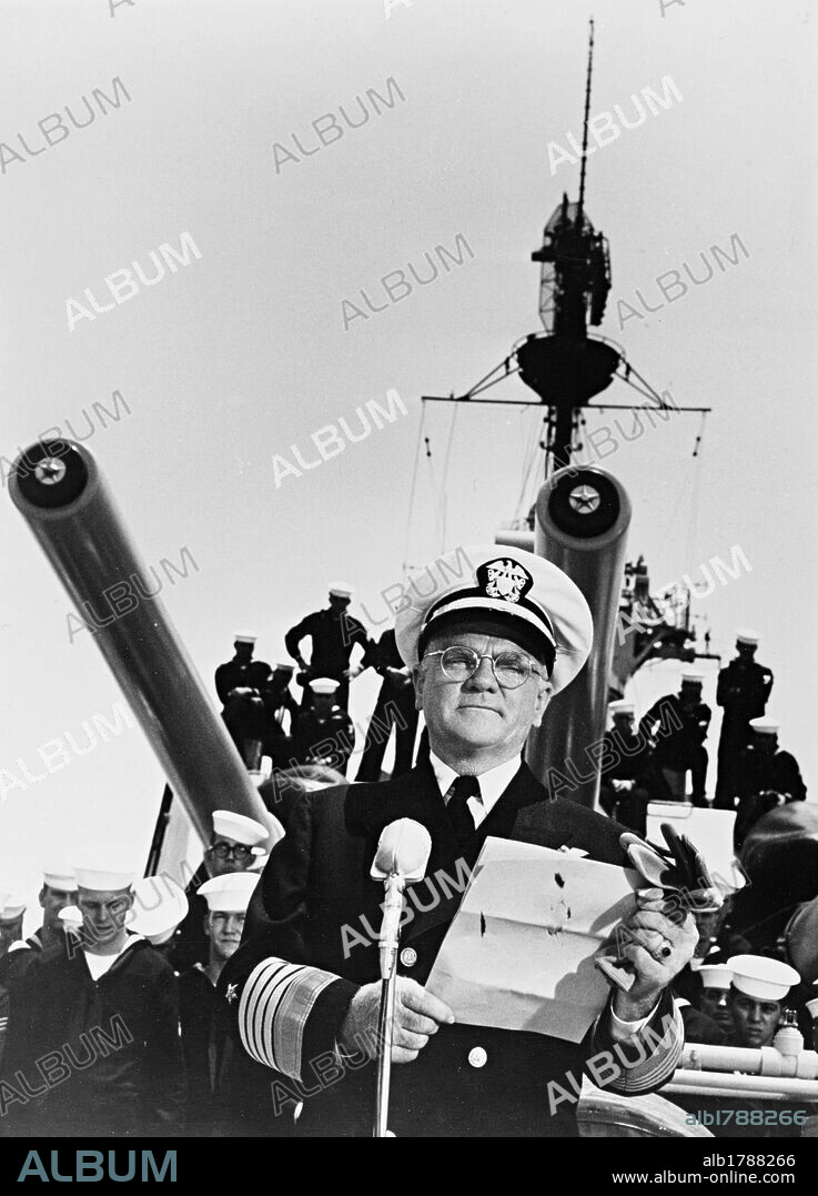 JAMES CAGNEY en LOS TIGRES DEL MAR, 1960 (THE GALLANT HOURS), dirigida por ROBERT MONTGOMERY. Copyright UNITED ARTISTS.