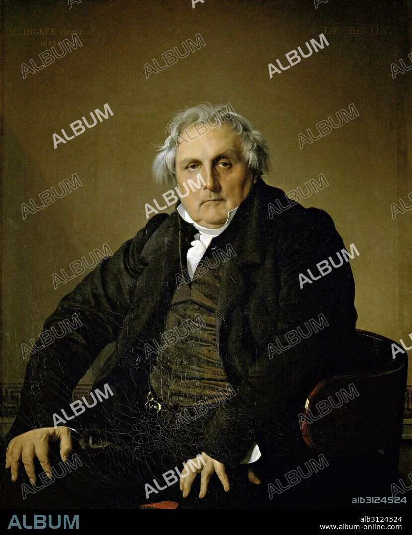 JEAN AUGUSTE DOMINIQUE INGRES. Louis François Bertin, 1832.