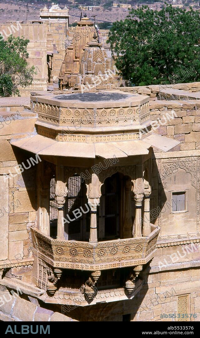 The majority of Jaisalmer's inhabitants are Bhati Rajputs, who take their name from an ancestor named Bhatti, a renowned warrior when the tribe were still located in the Punjab. Shortly after this the clan was driven southwards, and found a refuge in the Indian desert, which was henceforth its home. Deoraj, a prince of the Bhati clan, is believed to be the real founder of the Jaisalmer dynasty. In 1156 Rawal Jaisal, the sixth in succession from Deoraj, founded the fort and city of Jaisalmer, and made it his capital as he moved from his former capital at Lodhruva (situated about 15 km to the north-west of Jaisalmer). The Maharajas of Jaisalmer trace their lineage back to Jaitsimha, a ruler of the Bhatti Rajput clan. The major opponents of the Bhati Rajputs were the powerful Rathor clans of Jodhpur and Bikaner. They used to fight battles for the possession of forts, waterholes or cattle. Jaisalmer was positioned strategically and was a halting point along a traditional trade route traversed by the camel caravans of Indian and Asian merchants. The route linked India to Central Asia, Egypt, Arabia, Persia, Africa and the West.