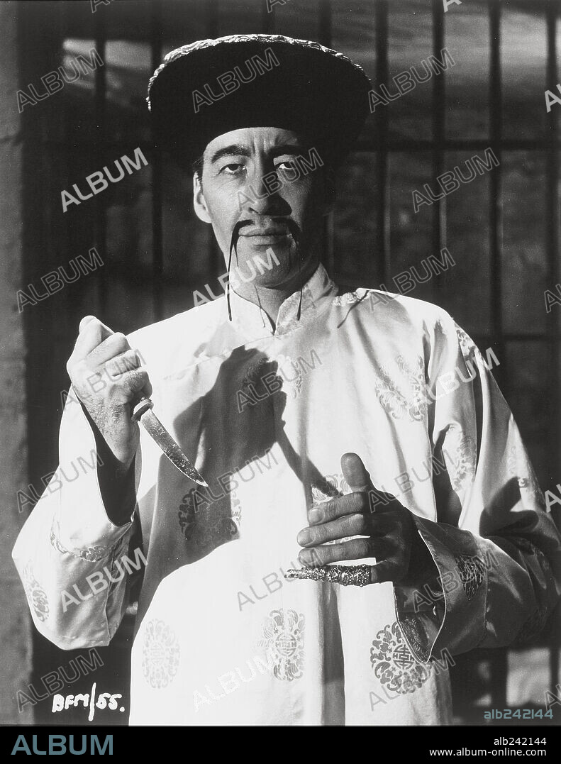 CHRISTOPHER LEE in THE BRIDES OF FU MANCHU, 1966. Copyright ANGLO-AMALGAMATED/SEVEN ARTS.