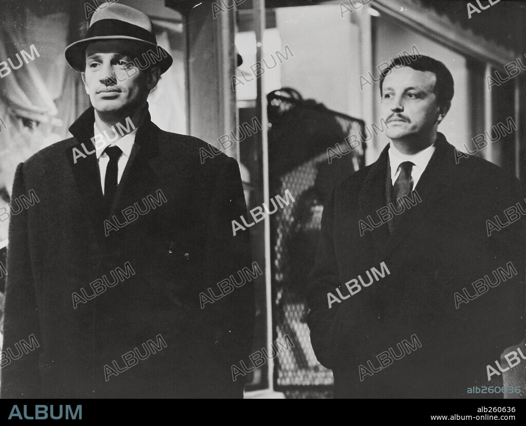 JEAN-PAUL BELMONDO en EL CONFIDENTE, 1962 (LE DOULOS), dirigida por JEAN-PIERRE MELVILLE. Copyright ROME-PARIS FILMS/CC CHAMPION/PATHE.
